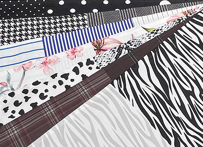 柄ドレープ画像