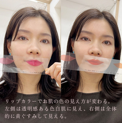リップスケールで比較画像